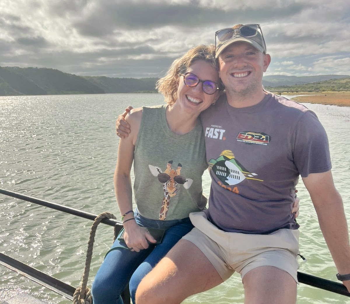 Anneli and Matthew — owners of Kanaan Guest Farm since August 2025.